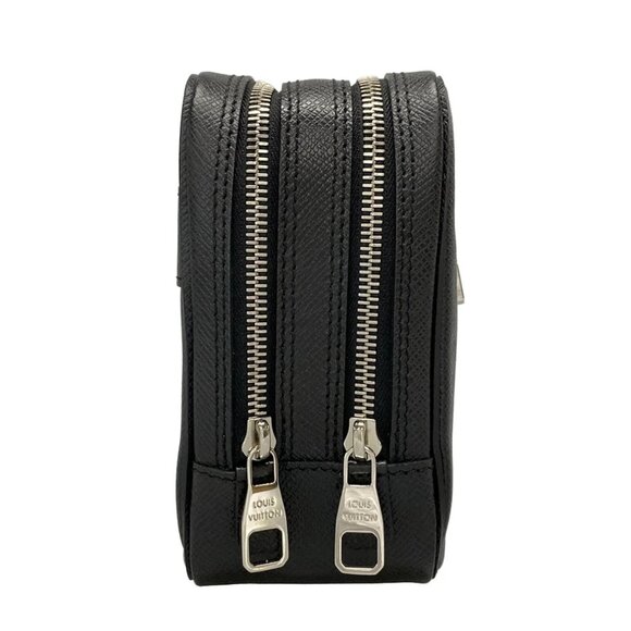 LOUIS VUITTON Neopavel Ardoise Taiga Mens Clutch Bag 728-081725 - Picture 4 of 14